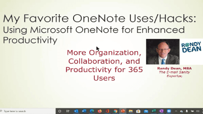 Microsoft OneNote: Productivity/Collaboration/Organization